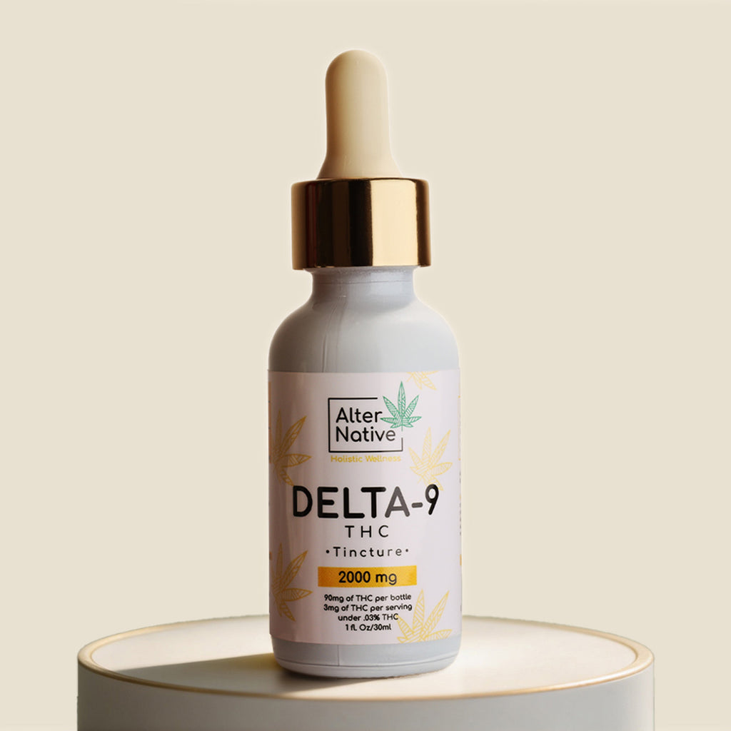 Alter Native 2000mg Delta-9 THC Tincture — front of bottle
