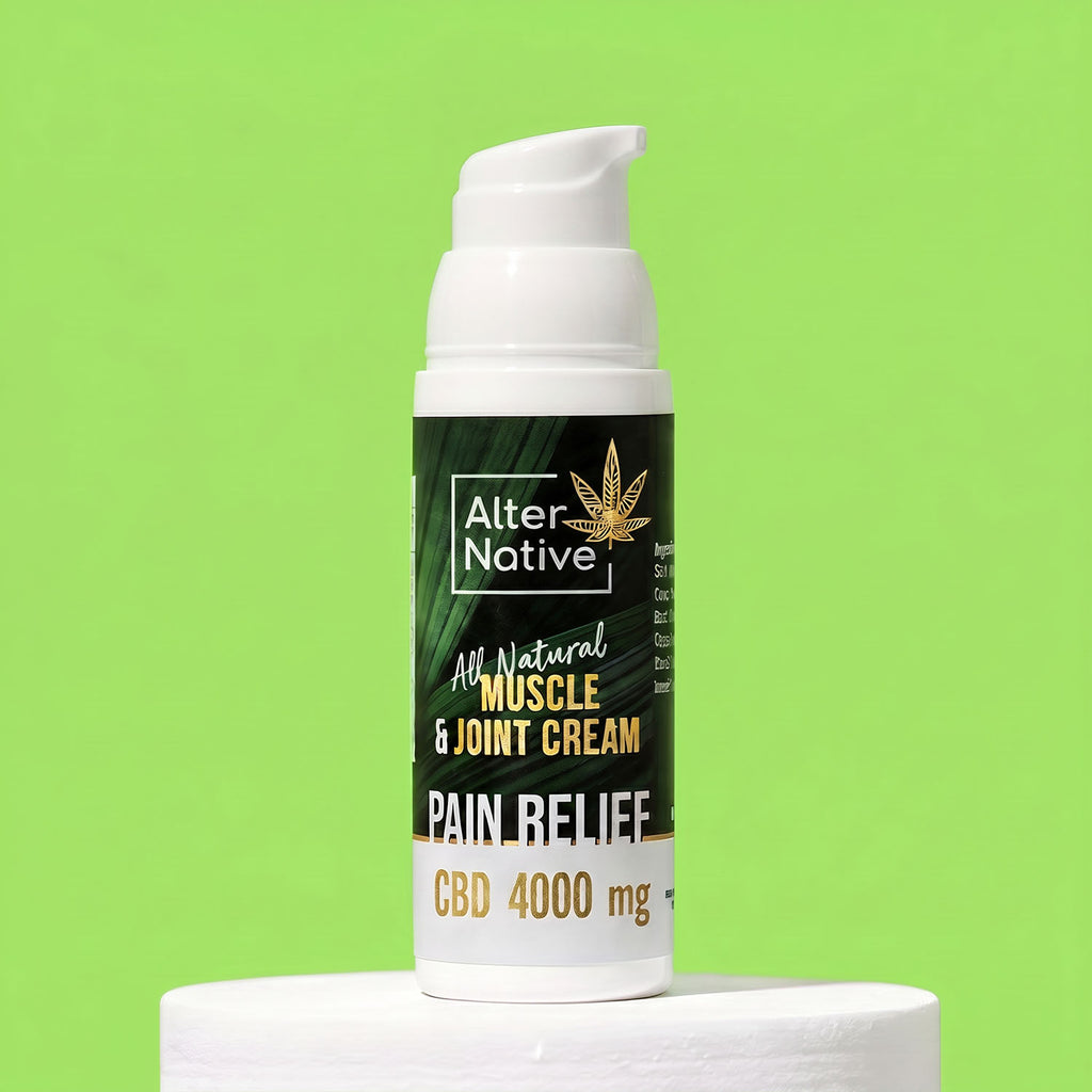Alter Native 4000mg CBD Pain Relief Cream — packaging detail